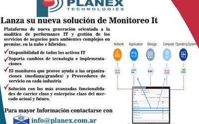 PLANEX LANZA SU NUEVA SOLUCIÓN DE ANÁLISIS Y MONITOREO IT