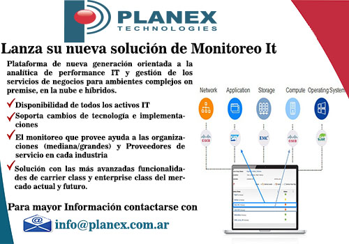 PLANEX LANZA SU NUEVA SOLUCIÓN DE ANÁLISIS Y MONITOREO IT
